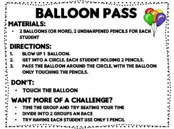 the balloon pass is an easy way to teach kids how to use balloons for fun