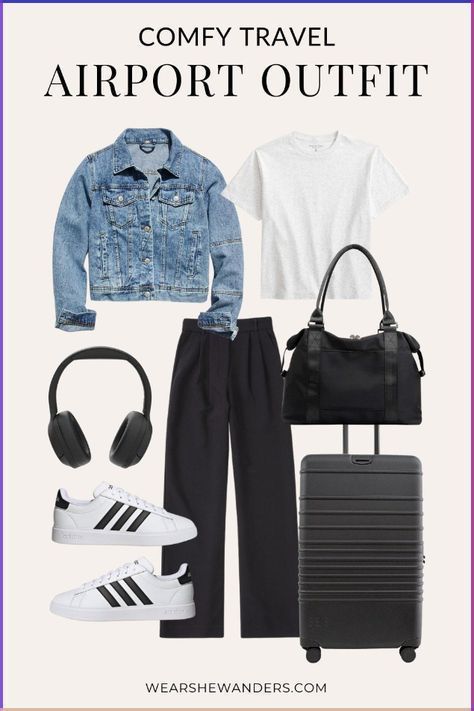 For many people, fashion and clothes are a way to express their personality, showcase their creativity, and add some fun and color to their lives. But what you might not realize is that what you wear can seriously affect your image - especially as you get older.#FlightJacketFashion #CasualStyleTips #CoolJacketLooks #AviationInspired #StylishOuterwear #FashionableFlight #JacketStylingIdeas #EffortlesslyCool Sport Travel Outfit, Travel Jeans Outfit, Outfits For Sightseeing, Airport Outfit Comfy Travel Style, Flying Clothes, Outfits For Traveling, Travelling Outfits, Airport Outfit Comfy, Traveling Outfits