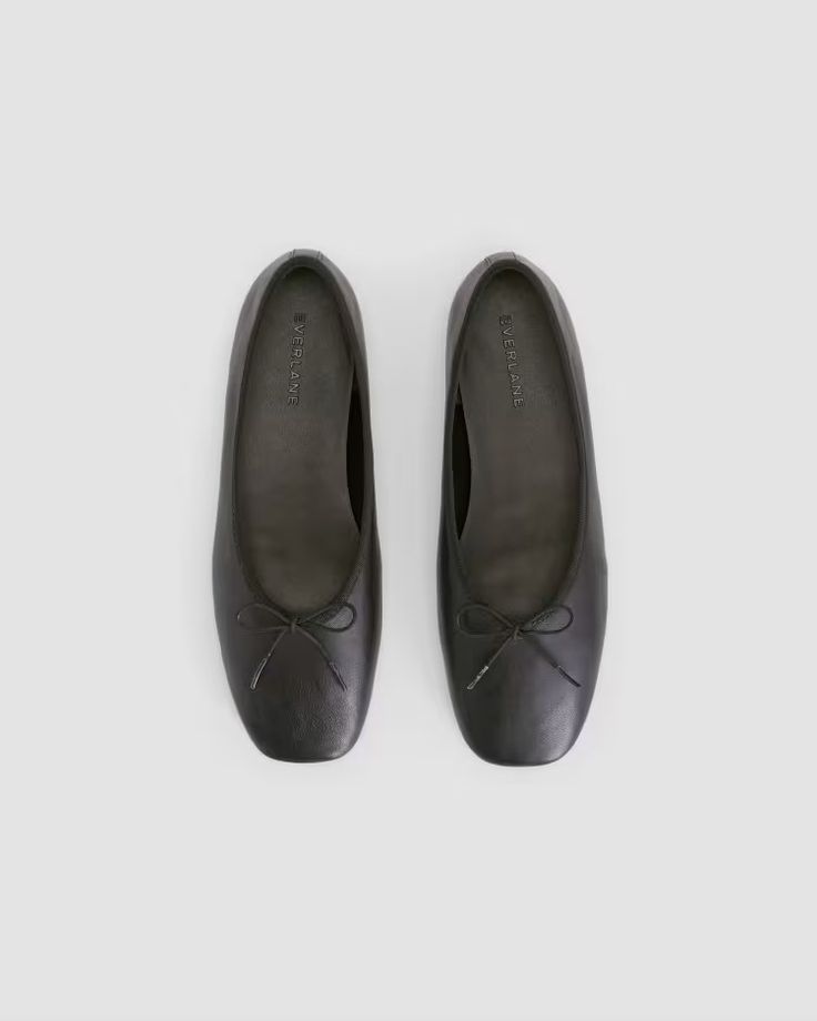 The Day Ballet Flat Black – Everlane Black Square Toe Ballet Flats, Sleek Black Slip-on Ballet Flats, Black Ballet Flats For Fall, Medium Width, Comfortable Black Slip-on Ballet Flats, Black Slip-on Ballet Flats With Textured Sole, Black Leather Sole Ballet Flats, Medium Width, Black Ballet Flats, Recycled Leather, Black Square