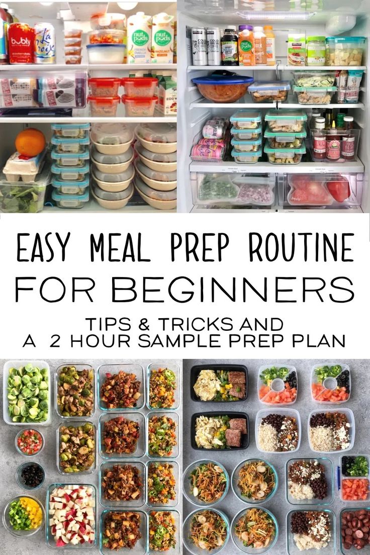 easy meal prep routine for beginners tips and tricks to plan a 2 hour simple prep plan