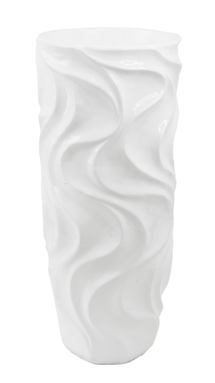 White Floor Vase Planter - Expo Home Decor White Standing Vase, Floor Vases Plants, Floor Vases 2022, 3ft Floor Vase White, White Floor Vase, Modern Planter, Fiberglass Resin, White Floor, Modern Planters