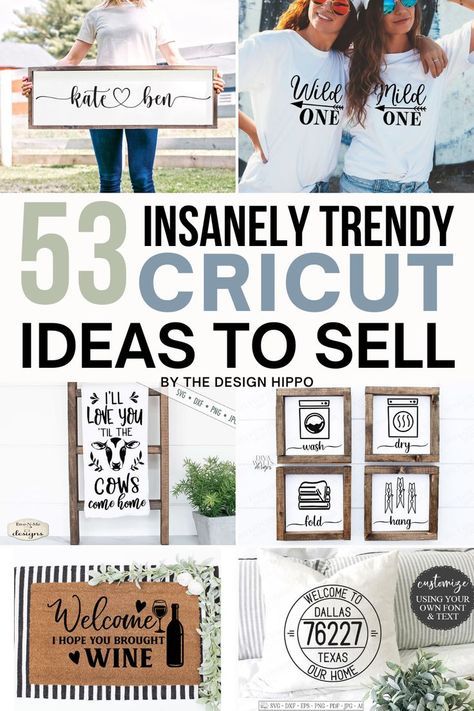 several photos with the words, insannely trendy circuit ideas to sell on them