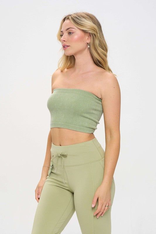 Get ready to turn heads with this Ribbed Knit Bandeau Tube Top! Made from high-quality, ribbed knit fabric, this top is both sleek and comfortable. Its strapless and backless design adds a touch of effortless elegance to any outfit. Keep it playful and versatile with this must-have piece.   OTOS ACTIVE PRODUCT MEASURMENTS (INCH) 🌗-🟡     TOPS    BAND    CUP    BUST    S (0-2)       30-32    A-B    30-32    M (4-6)       32-34    B-C    34-36    L (8-10)       34-36    C-D    37-39    XL (12-14)       36-38    D-E    40-42                      OUR SIZE CHART HACK!    WE USE THESE ICONS AS A GUDIE TO INFORM OUR CUSTOMERS HOW THE MEASURMENTS COMPARE TO A STANDARD U.S. SIZE CHART SO YOU CAN MAKE THE BEST DECSION WHEN ORDERING.    🔷  Runs True    ⏹️  Runs Small    🌗  In between    🟡  Runs L Ribbed Stretch Bandeau Tube Top, Stretch Ribbed Bandeau Tube Top, Casual Ribbed Bandeau Crop Top, Spring Ribbed Bandeau Crop Top, Ribbed Stretch Tube Top, Ribbed Stretch Sleeveless Tube Top, Stretch Ribbed Tube Top, Trendy Ribbed Sleeveless Tube Top, Trendy Ribbed Tube Top For Spring