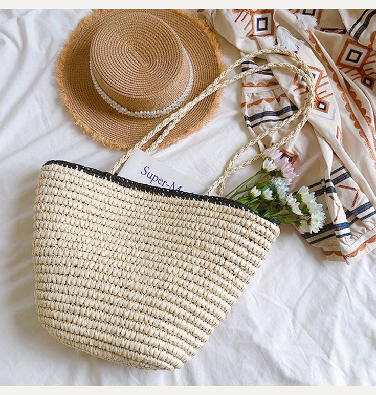 Elena Handbags Summer Straw Basket Summer Tote Straw Basket, Summer Tote, Basket Bag, Summer Activities, Fashion Handbags, Straw, Crossbody Bag, Hand Weaving, Handbags