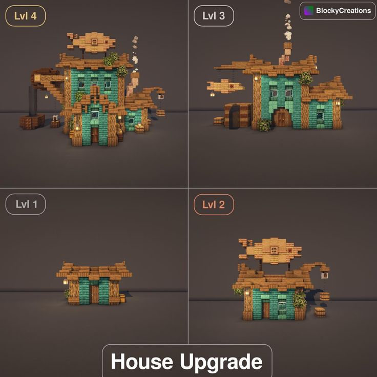 the instructions for how to make a house in minecraft