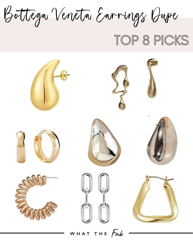 Bottega Veneta earrings dupe picks Bottega Veneta Earrings Outfit, Botegga Earrings Outfit, Botegavenetta Earrings, Bottega Veneta Accessories, Bottega Earrings Outfit, Bottega Veneta Jewelry, Bottega Earring, Bottega Earrings, Bottega Veneta Earrings