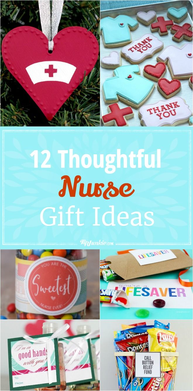 twelve thoughtful nurse gift ideas for nurses and their families to share with the hospital staff