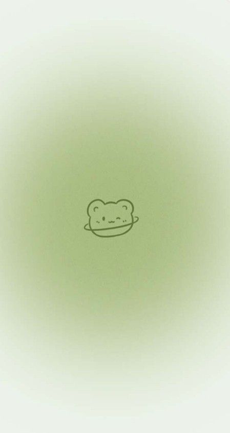 a drawing of a piece of bread on a green and white background with the outline of a sandwich