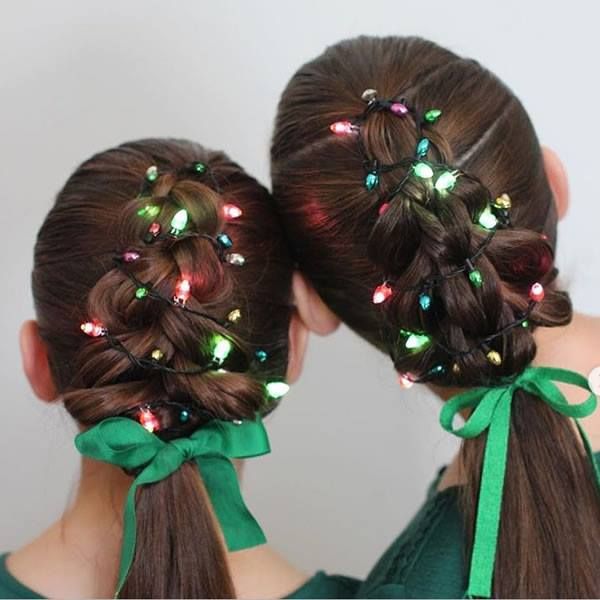 Hairstyles Crazy, Gym Hair, Wacky Hair Days, Holiday Hair, Wacky Hair, Crazy Hair Day, Crazy Hair Day At School, Christmas Hairstyles, Holiday Hairstyles