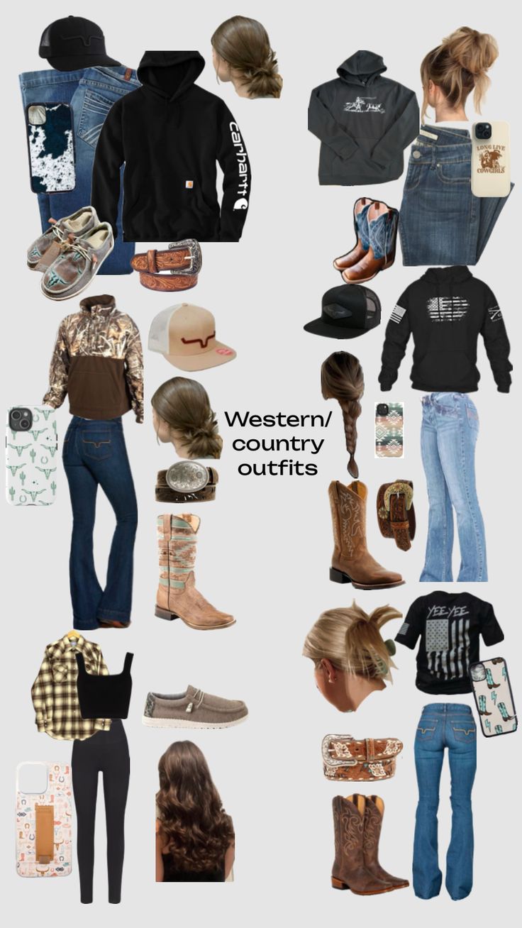 Outfits Cowgirl Outfits For Winter, Cowgirl School Outfits, Cool Western Outfits, Sweater Western Outfit, Country Girl Church Outfits, Cute Country Outfits For Women, Cute Winter Western Outfits, Western Fit Ideas, Cowgirl Outfits Jeans