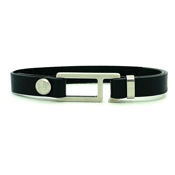 Our striking black Italian leather bracelet is paired perfectly with our artisan designed Matte Black Modern Jewelry For Formal Occasions, Modern Matte Black Jewelry For Formal Occasions, Elegant Rectangular Leather Bracelet For Everyday, Adjustable Rectangular Leather Bracelet In Luxury Style, Modern Adjustable Double Band Bracelets, Modern Rectangular Leather Bracelet For Everyday Wear, Modern Rectangular Leather Bracelet For Everyday, Modern Everyday Leather Bracelet Rectangular Shape, Luxury Adjustable Rectangular Leather Bracelet