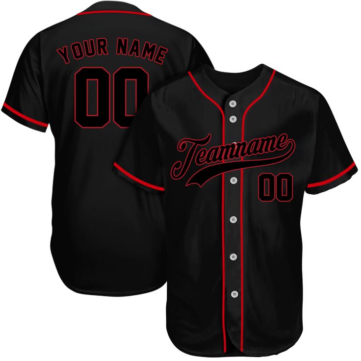 Design Your Own Custom Baseball Jerseys for Your Team And Family Custom Baseball Jersey are a great way to show off your team's personality and style. They can be designed with your team's colors, logos, and names to make your team stand out on the field. Explore 1000+ custom designs from Bestcustom's Baseball Jersey collection. Whether you are part of a little league team or a college team, customizing your jerseys can be a fun and unique experience for everyone involved. About This Personalize Customizable Black Baseball Jersey For Game Day, Collegiate Black Customizable Jersey, Black Varsity Baseball Jersey Fan Gear, Black Collegiate Jersey, Customizable, College Baseball Jersey In Black With Team Name, Varsity Baseball Jersey With Team Name For Sports Season, Customizable Black Varsity Baseball Jersey, Customizable Black Jersey For Game Day, Team-colored Cotton Baseball Jersey With Team Name