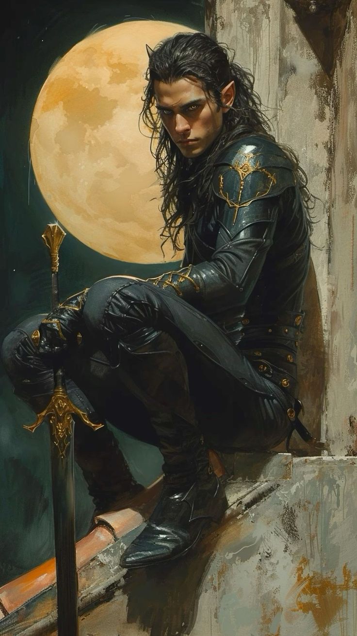 Dark Elves Aesthetic, Fey Prince, Male Fae Aesthetic, Fae Male, Fantasy Art Male, Man In Armor, Fae Aesthetic, Most Paused Movie Scenes, Elves Fantasy