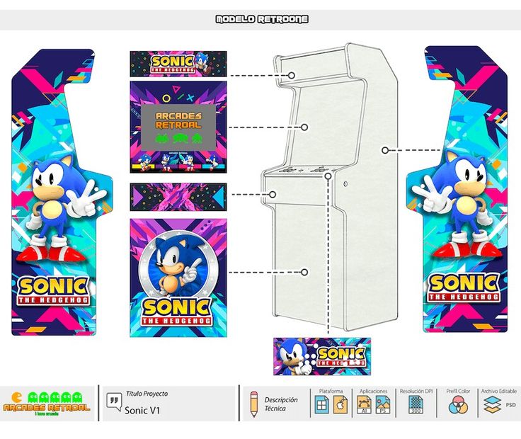 the packaging design for sonic the hedgehog video game