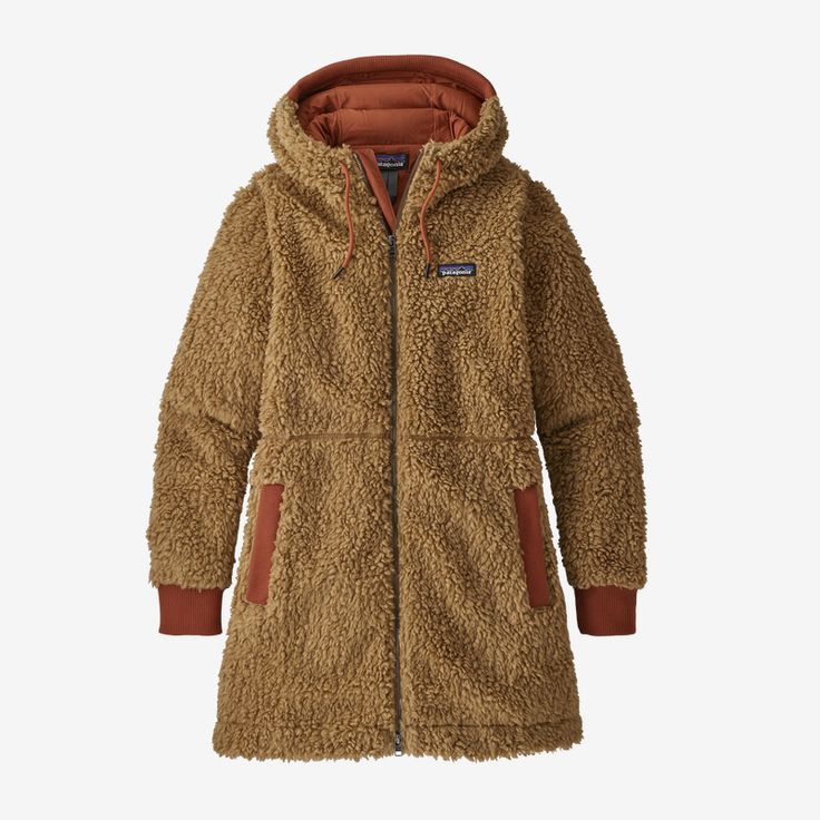 Patagonia Women's Dusty Mesa Fleece Parka Long Fleece Jacket, Pnw Style, Patagonia Jacket Women, Fleece Pants Women, Fleece Hoodie Women, Ideal Wardrobe, Fleece Jacket Womens, Patagonia Fleece, Long Coat Women