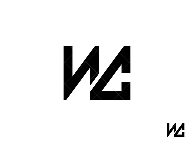 the letter n is made up of black and white letters, which appear to be overlapping