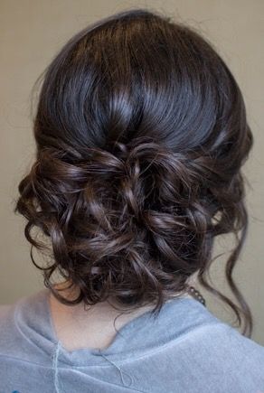 Updo Prom Hairstyles, Updo Prom, Prom Hair Updo, Curly Updo, Bridal Hairstyle, Low Bun, Penteado Cabelo Curto, Prom Hairstyles, Party Hairstyles