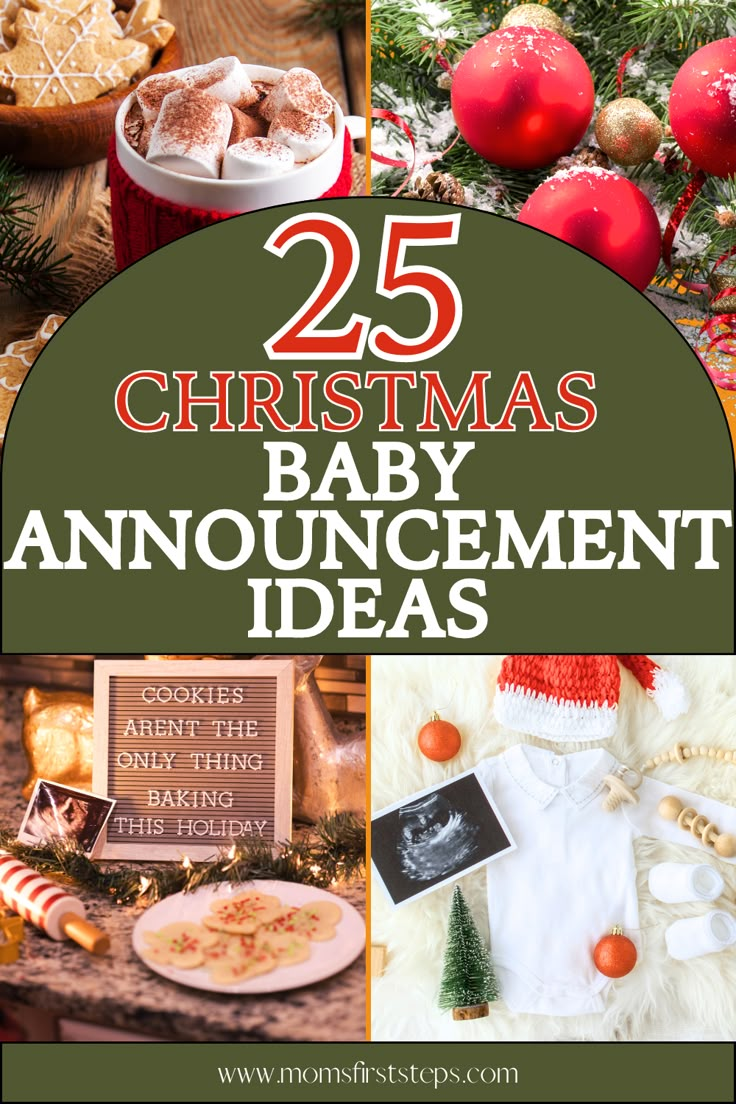 25 christmas baby announcement ideas to celebrate