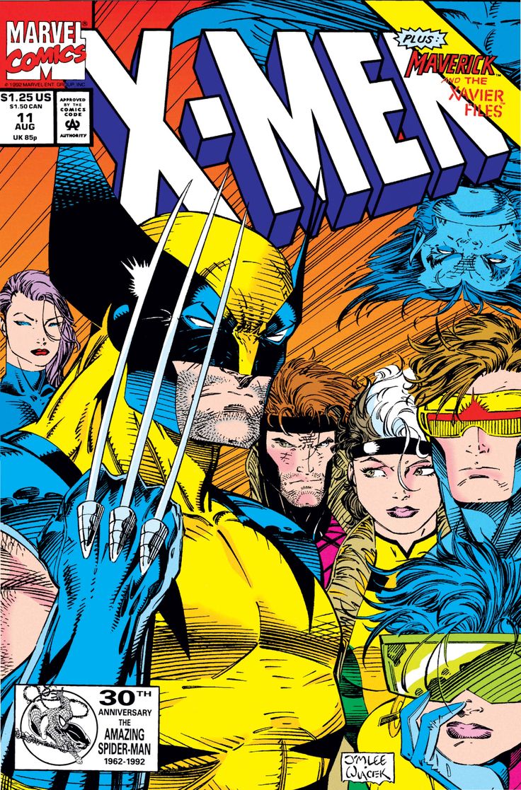 the cover to x - men comic book