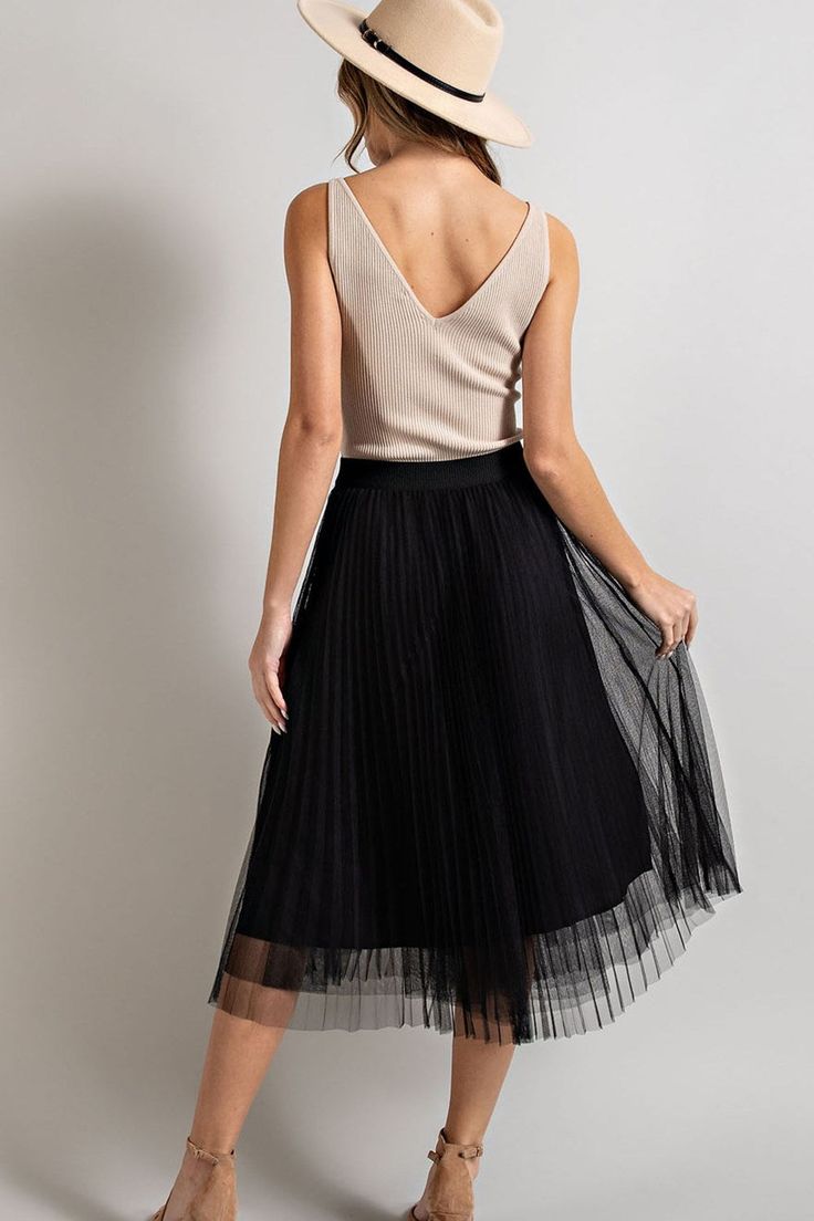 EesomeAny occasion high waisted midi skirt, party, dance, social event, wedding. It's a classy timeless piece. Pair with any top or bodysuit. Fun fun !Color: BlackSizes: S-M-LOur model is 5' 8" and wearing smallimportedJ2/SKS7336 High Waisted Midi Skirt, Social Event, Skirts Midi High Waisted, Party Dance, Fun Color, Fun Fun, Black Midi Skirt, Pleated Midi Skirt, Social Events