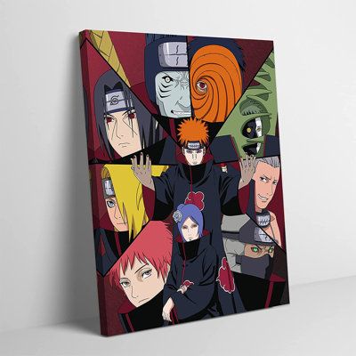 an image of anime characters on a canvas