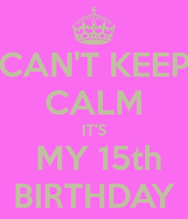 a pink poster with the words, can't keep calm it's my 13th birthday