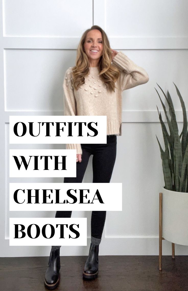 Black Jeans Chelsea Boots Outfit, Chelsea Boot With Leggings, Chelsea Boots Styling, Leggings With Chelsea Boots Outfit, Women Boots 2022 Trends, Chelsea Boot Styling, Laguna Chelsea Boot Outfit, Chelsea Boots With Jeans Outfit, What To Wear With Black Boots