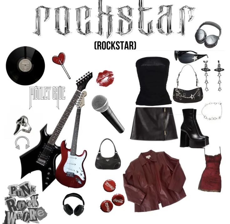 Female Rockstar Aesthetic Outfits, Rock Girl Aesthetic Outfits, Rock Star Girlfriend Aesthetic, Rockstar's Girlfriend, Rockstar Aesthetic Outfits, Gf Aesthetic, Girlfriend Aesthetic, Outfit Rock, Rock Star Outfit