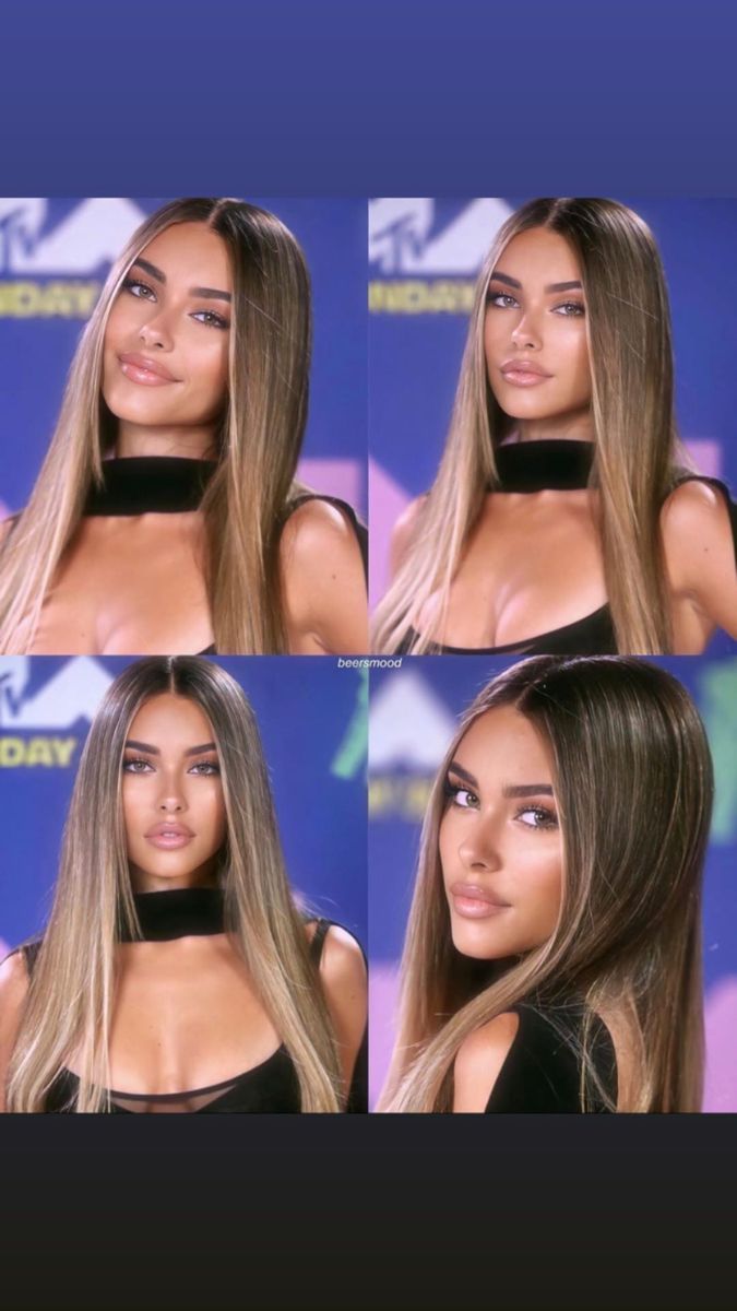 Madison Beer Hair, Blonde Hair Makeup, Hair Color Streaks, Brunette Balayage Hair, Blonde Hair Looks, Short Hair Color, Platinum Blonde Hair, Hair Color Balayage, Hair Inspiration Color