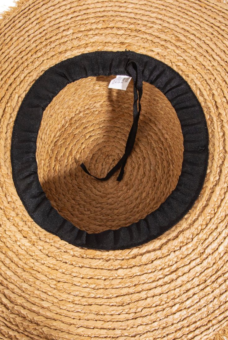 One size fits most 90% Straw 10% Polyester hat size 7 1/8 Resort Swimwear, Trending Hats, Raffia Hat, Straw Sun Hat, Sun Hat, Hat Sizes, Straw Hat, Hat Designs, Sun Hats