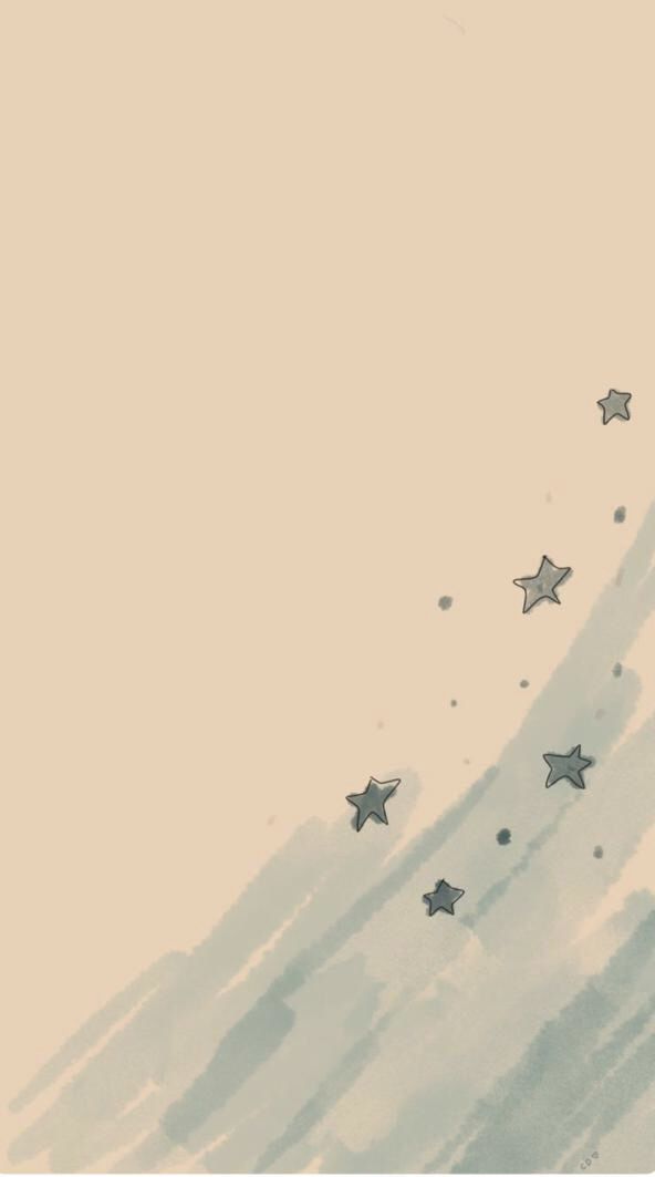 an illustration of stars flying in the sky