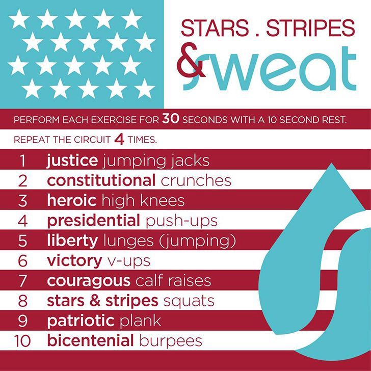 an american flag with the words stars, stripes and sweat