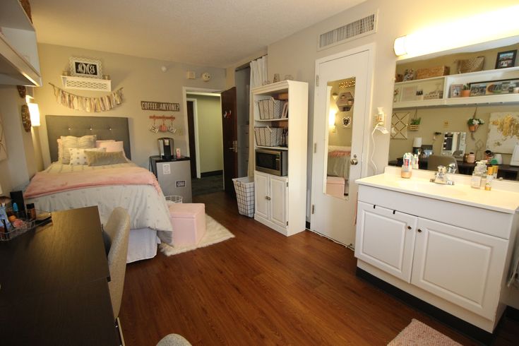 the bedroom is clean and ready to be used as a guest room for someone's guests