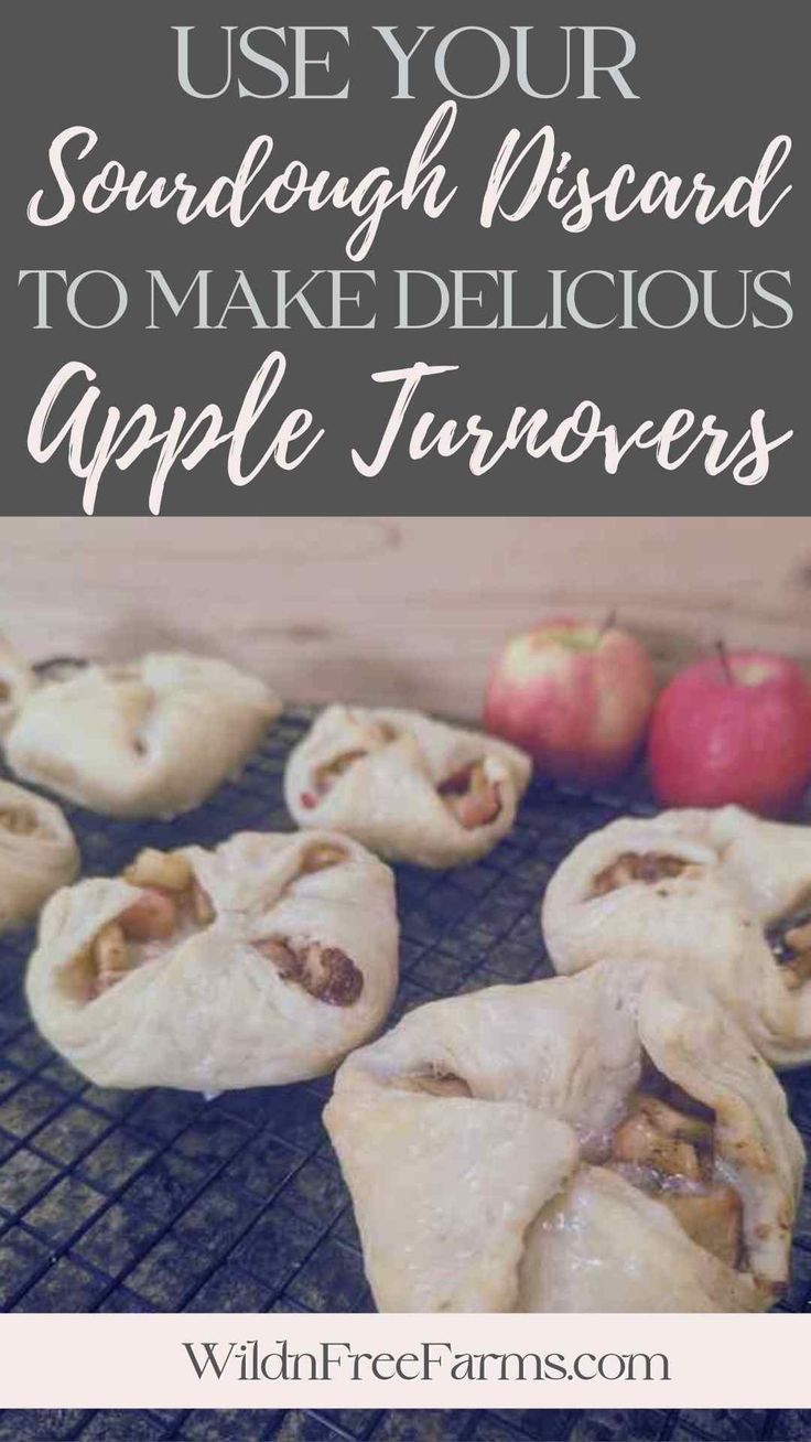 sourdough apple turnovers Sourdough Discard Apple, Apple Turnovers Recipe, Sourdough Dessert, Sourdough Apple, Apple Turnover Recipe, Everything Sourdough, Using Sourdough Starter, Recipe Using Sourdough Starter, Sourdough Starter Recipes