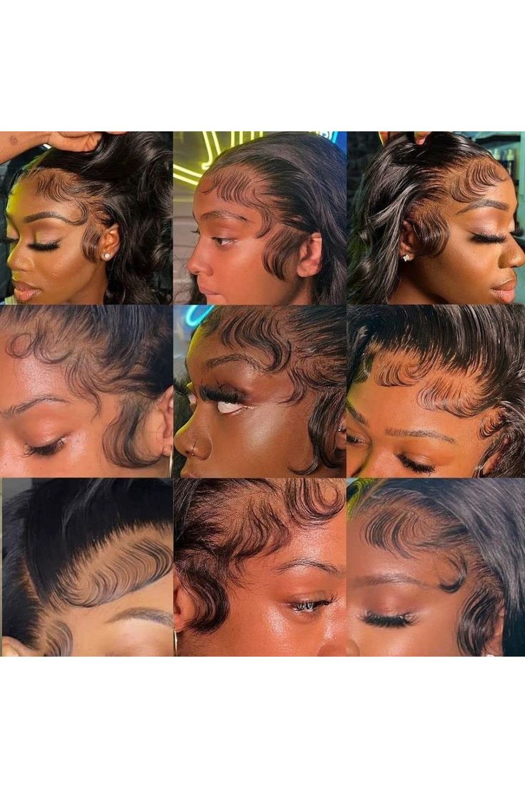 Black Baby Hairstyles, Hair Stripping, Frontal Wig Hairstyles, Edges Hair, Deep Wave Hairstyles, Body Wave Wig, Body Wave Hair, Hair Collection, Locs Hairstyles