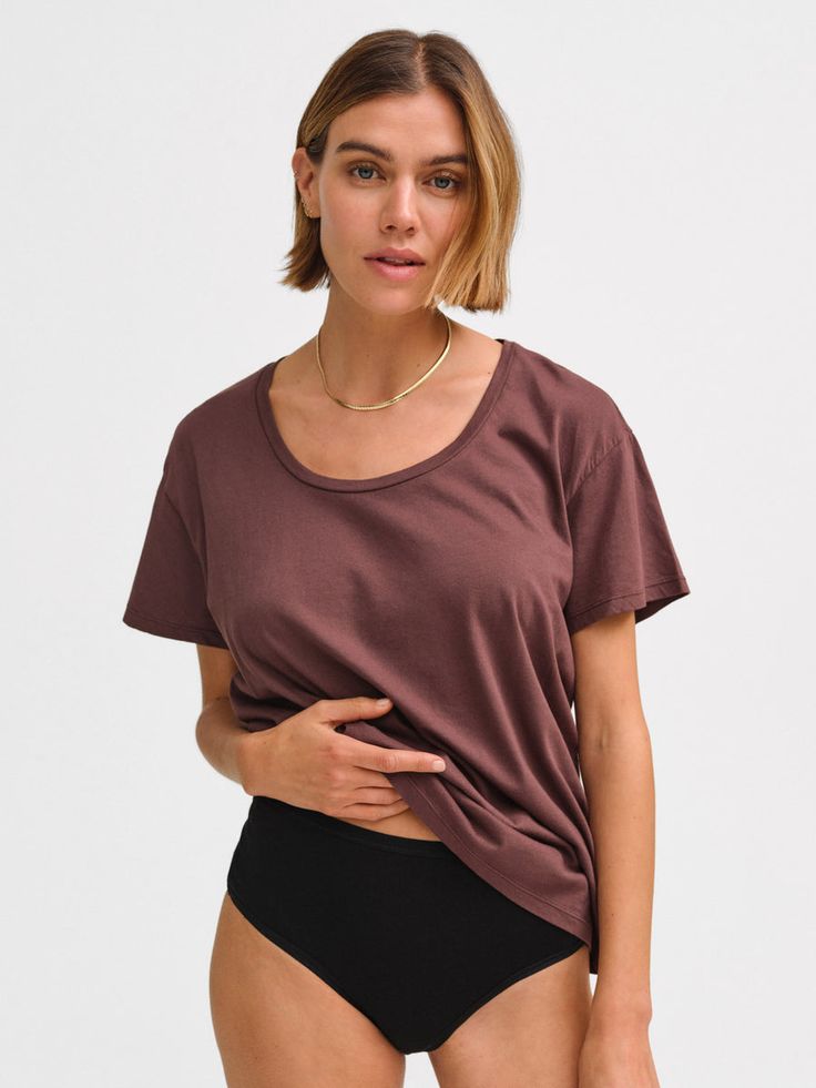 Organic Cotton Classic U-Neck Tee – MATE the Label