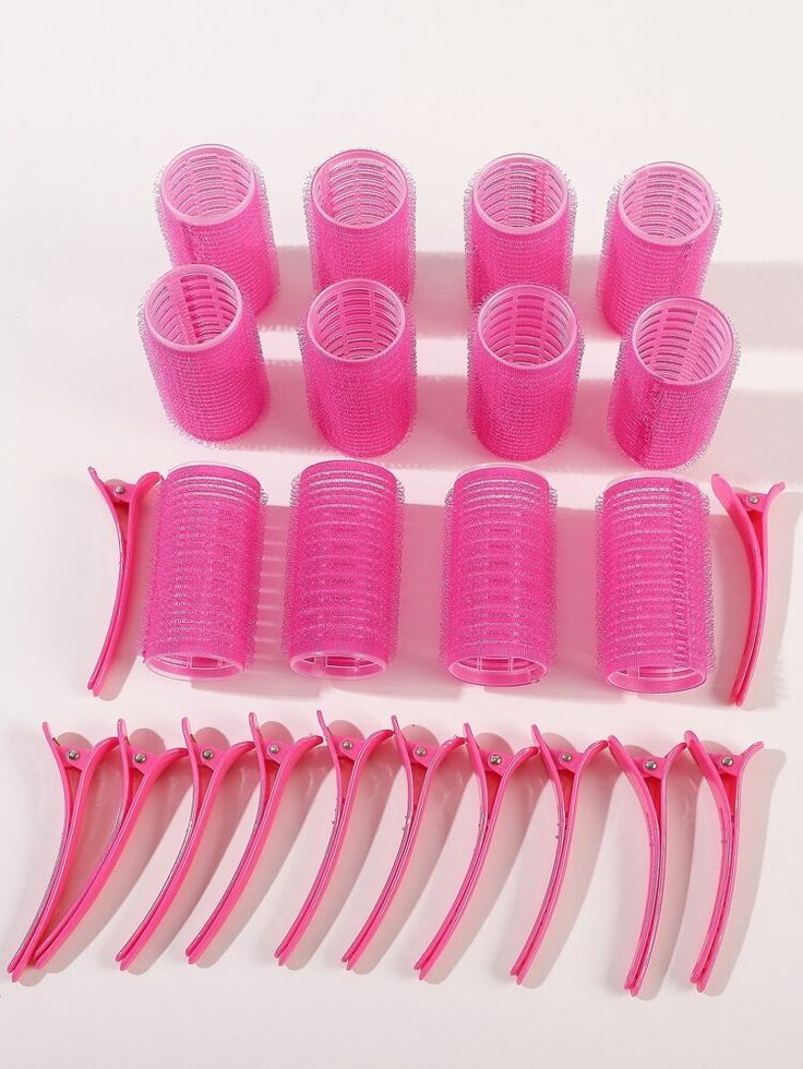 Gift Wishlist Hair Styling Tools, Roller In Hair, Pink Hair Tools, Pink Hair Products, Pink Hair Rollers, Rollers In Hair, Diy Hair Styles, Best Hair Tools, Koleksi Makeup