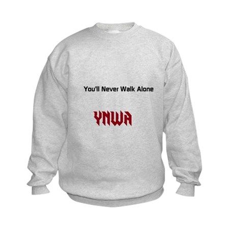 YNWA, You'll Never Walk Alone Merry Christmas In Russian, Races Outfit, Faith Clothing, Cartoon Sweatshirts, You'll Never Walk Alone, Time Kids, Love My Kids, Sweatshirt Designs, Cartoon Kids