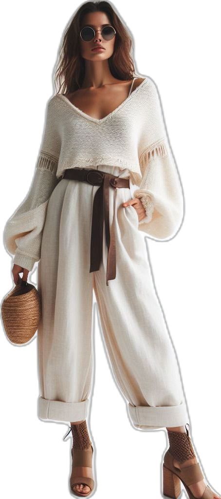 Boho Outfits Women Bohemian, Casual Summer Outfits Boho, Bohemian Chic Outfits Classy, Boho Modern Fashion, Romantic Nomad Style, Polished Boho Style, Boho Chic Outfits 2024, Bohemian Business Attire, Chic Bohemian Outfits