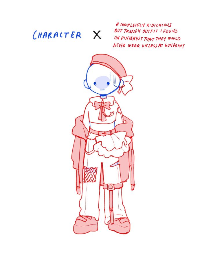 a drawing of a character from the animated film character x, with text above it