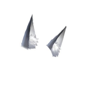 two white feathers flying in the sky