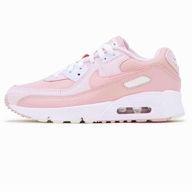 Nike Air Max 90 Preschool Girls New In Box Blush Pink Nike Air Max Pink, Preschool Girl, Shoes Nike Air, Pink Nikes, Box Color, Nike Air Max 90, Kids Nike, Air Max, Blush Pink