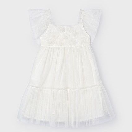 Looking for a dress that's perfect for a fun day out or a playful outdoor wedding? Look no further than our Tulle Dress in Pearl! With its princess-like tulle design, this dress is sure to make you feel like royalty while you play dress up. Color Perla, Baby Gender, Play Dress, Curated Gifts, Wedding Looks, Gender Neutral Baby, Tulle Dress, Playing Dress Up, Yellow Dress