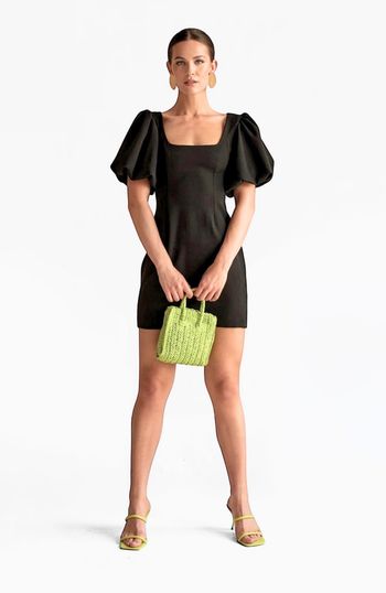 A crisp and feminine mini dress with playful voluminous puff sleeves. Meet Gigi, a dress for making an entrance & to leave a lasting impression. 96% PL 4% EL puff sleeved mini dress zip on the back Evening Mini Dress With Balloon Sleeves And Structured Shoulders, Balloon Sleeve Mini Dress With Structured Shoulders For Evening, Evening Knee-length Mini Dress With Elastic Sleeves, Summer Mini Dress With Balloon Sleeves, Cocktail Dress With Elastic Sleeves, Mini Length, Knee-length Mini Dress With Elastic Sleeves For Summer, Knee-length Mini Dress With Elastic Sleeves For Date Night, Evening Mini Dress With Balloon Elastic Sleeves, Summer Mini Dress With Balloon Elastic Sleeves