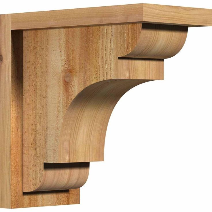 a wooden shelf with two shelves on each side and one in the shape of a rectangle