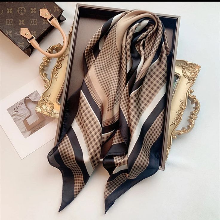 SPECIFICATIONSDepartment Name: ADULTColor: 6 colorsWeight: 0.05kg/pieceApplicable season: Spring And SUMMERFeatures: scarf/Hair Tie Bandin stock: yessize: 70cm x 70 cmMethod of sales: retail/wholesale/dropshippingDelivery time: 1-3days after paying the paymentBrand Name: RUNMEIFAItem Type: ScarvesPattern Type: PlaidStyle: fashionMaterial: POLYESTERFeature: Sun protectionScarves Length: 60cm-80cmApplicable Scene: BeachApplicable Season: Spring and SummerCN: ZhejiangScarves Type: Scarf, ShawlOrigi Beach Hijab, Scarf Hair Tie, Satin Hijab, Silk Scarf Hair, Scarf Hair, Hiking Accessories, Branded Scarves, Pure Silk Scarf, نظارات شمسية