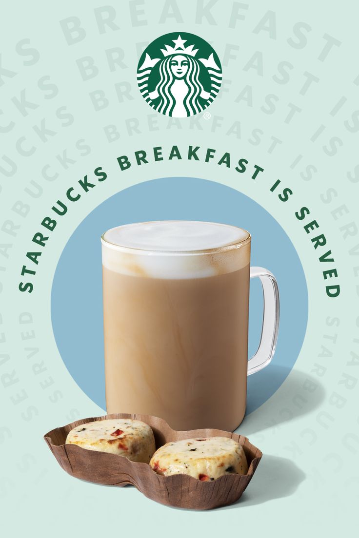 starbucks breakfast is served with muffins and coffee