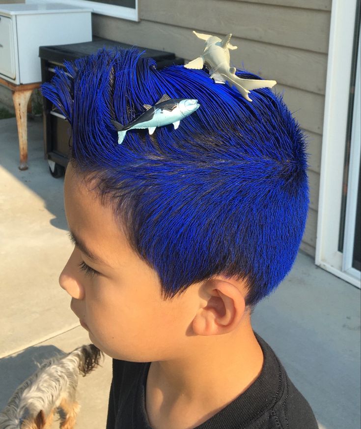 Easy Crazy Hair Day Ideas, Easy Crazy Hair Day, Crazy Hair Boys, Crazy Hair For Kids, Crazy Hair Day Ideas, Short Hair For Boys, Ocean Hair, Wacky Hair Days, Going Out Hairstyles