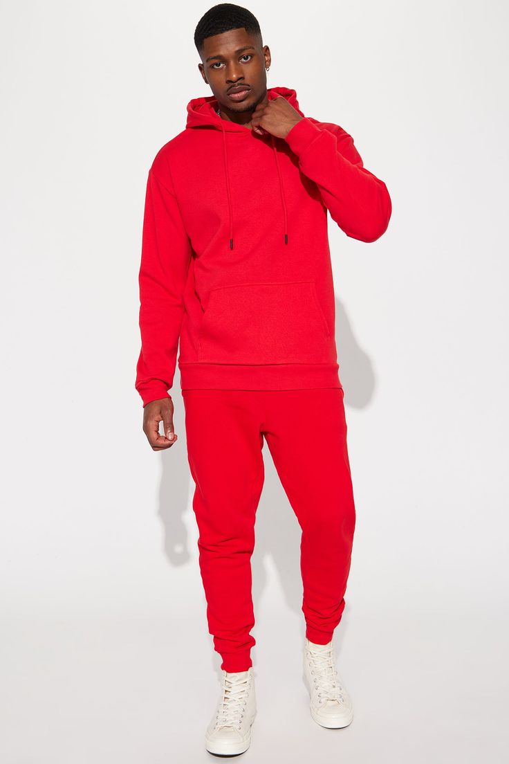 Available in Red and Black. Model Height: 6'1 Wearing Large Big & Tall: Height 6'3 - Wearing XXXL Hoodie With Drawstring Kangaroo Pocket 80% Cotton 20% Polyester Imported | Mens Tyson Hoodie in Red size XL by Fashion Nova Tall Height, Black Model, Mens Fleece, Female Model, Red Hoodie, Red Fashion, Orange Pink, Model Height, Kangaroo Pocket