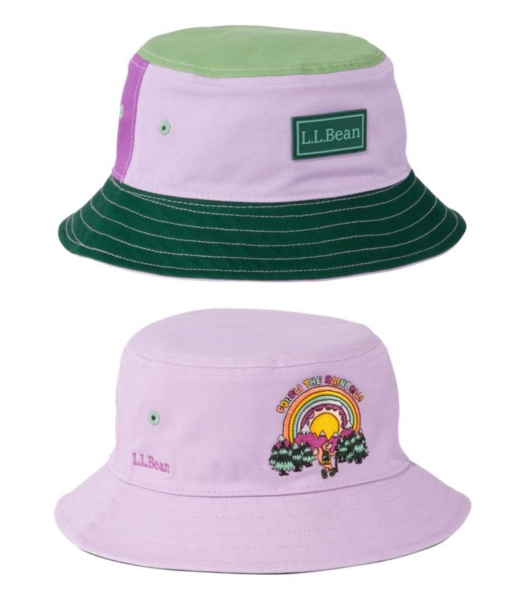 Cool, colorful and comfortable, this fun bucket hat keeps the sun out of kids' eyes all day long. 100% cotton. Machine wash and dry. Reversible from solid to colorblock for two styles in one. Easily packable for sun protection on the go. Imported. | Kids' Reversible Cotton Bucket Hat Playful Cotton Bucket Hat With Short Brim, Adjustable Summer Cotton Bucket Hat, Summer Cotton Bucket Hat With Adjustable Fit, Trendy Green Cotton Sun Hat, Playful Multicolor Cotton Sun Hat, Playful Cotton Hats With Upf 50+, Playful Cotton Hat With Upf 50+, Adjustable Fun Style Cotton Bucket Hat, Pink Cotton Sun Hat With Uv Protection